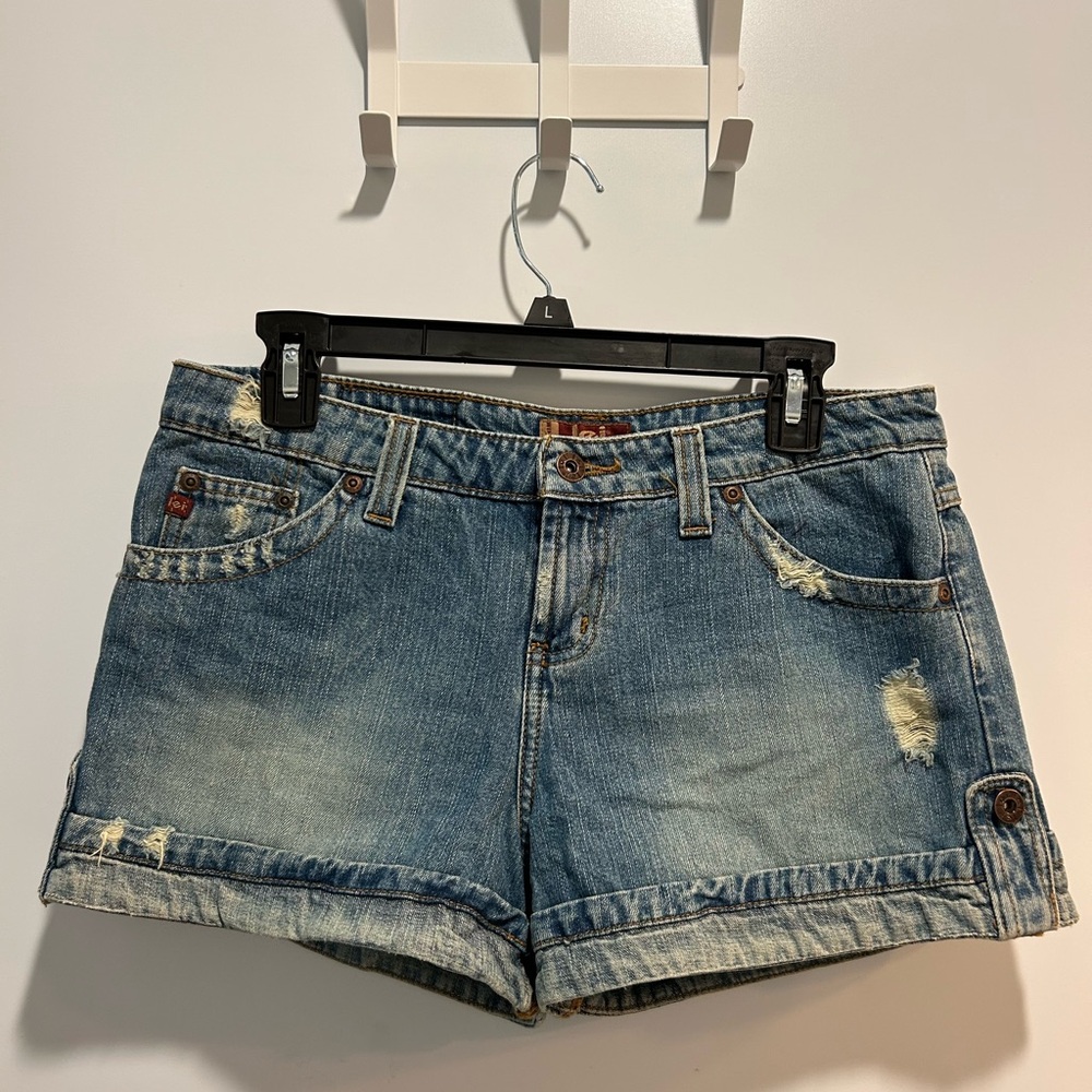 LEI Blue Jean Shorts for Women